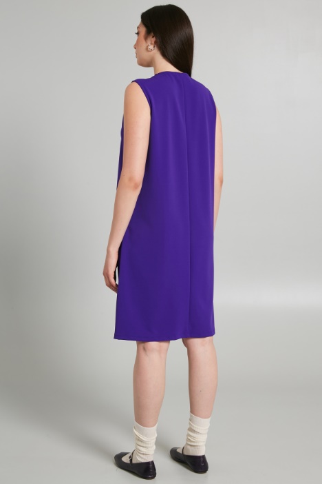 Vestido de punto de crepé