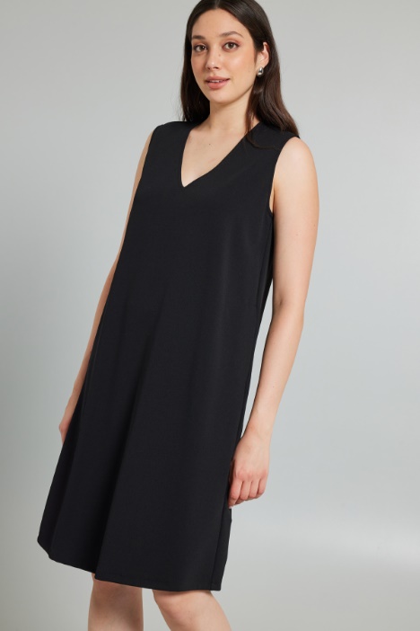 Abito in jersey crépe