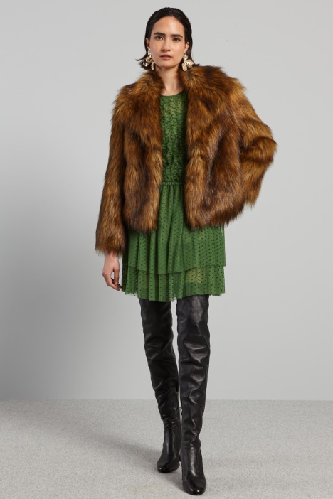 Abito in tulle plumetis