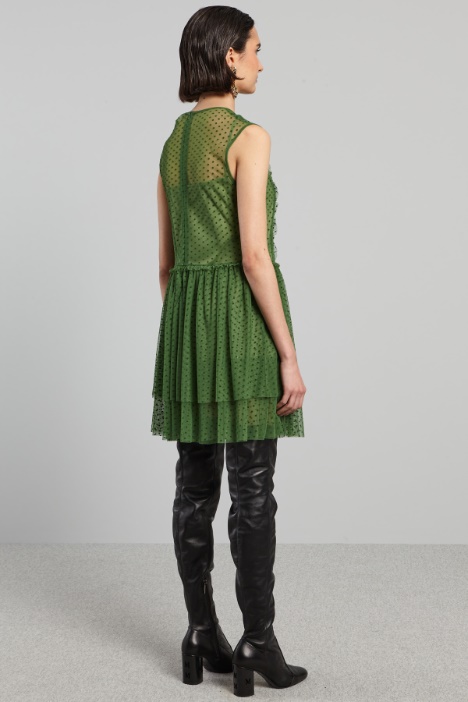 Abito in tulle plumetis