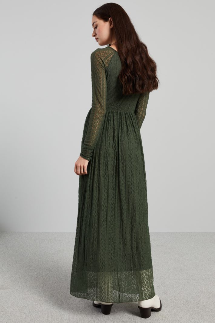 Long lace jersey dress Intrend - 2