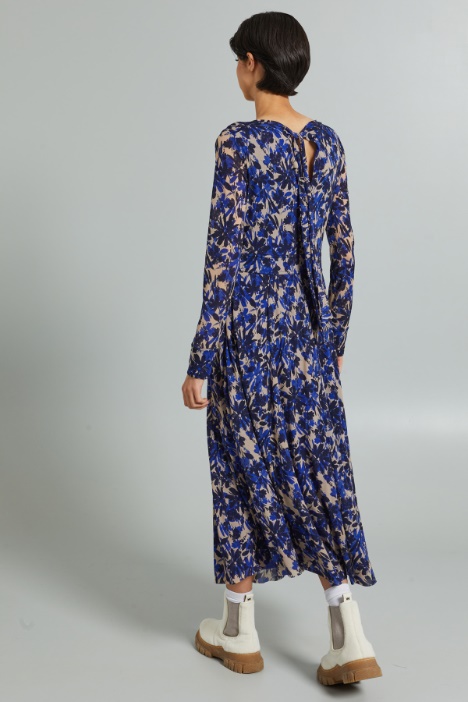 Abito in jersey calza stampato