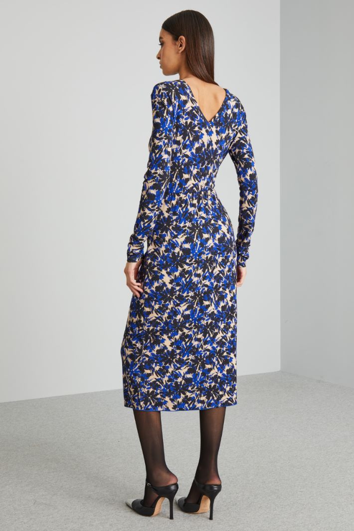 Printed sheath jersey dress Intrend - 2