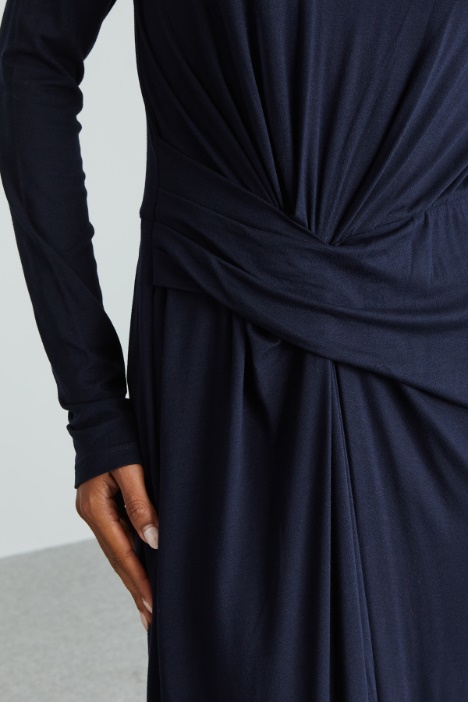 Abito a tubino in jersey stampato