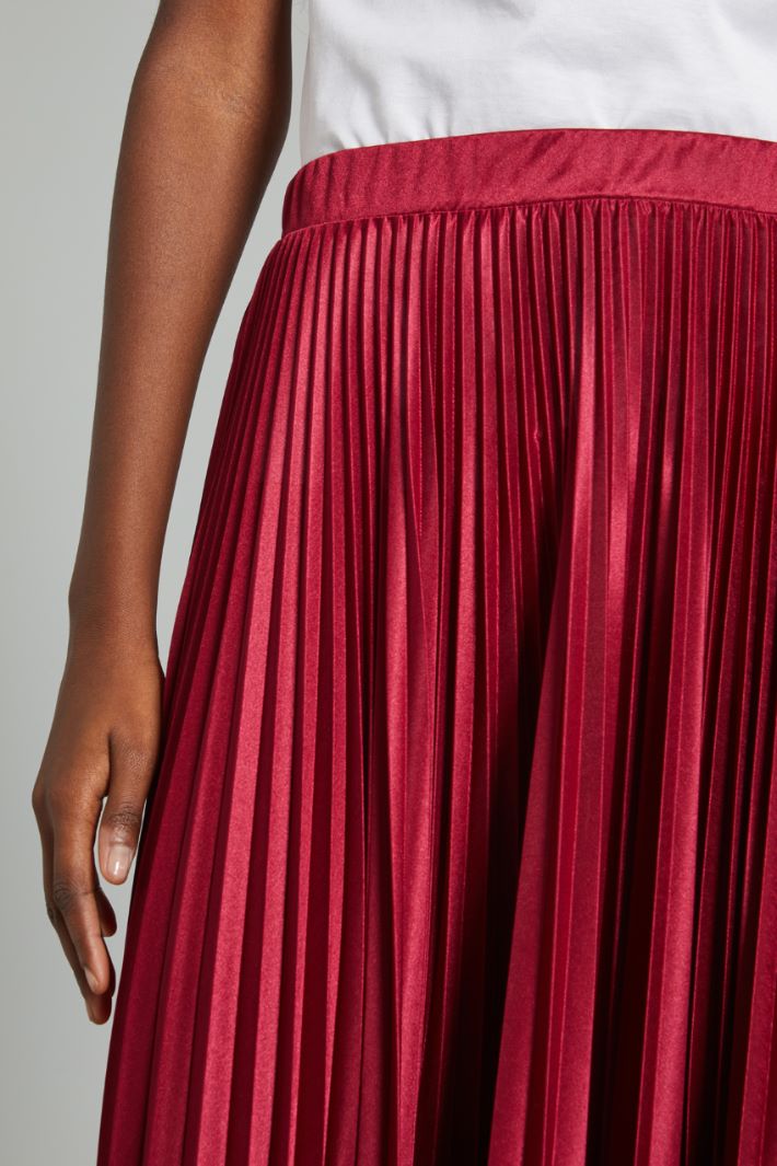 Long pleated jersey skirt Intrend - 4