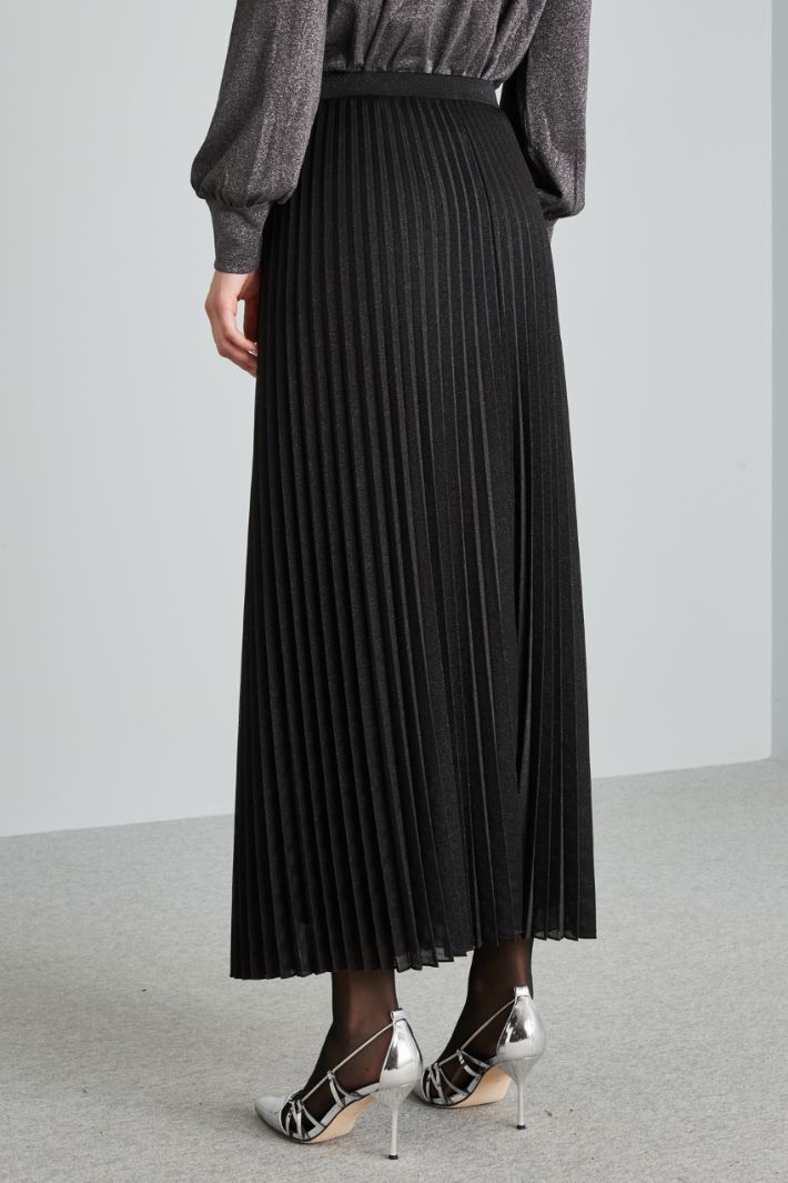 Pleated jersey skirt Intrend - 2