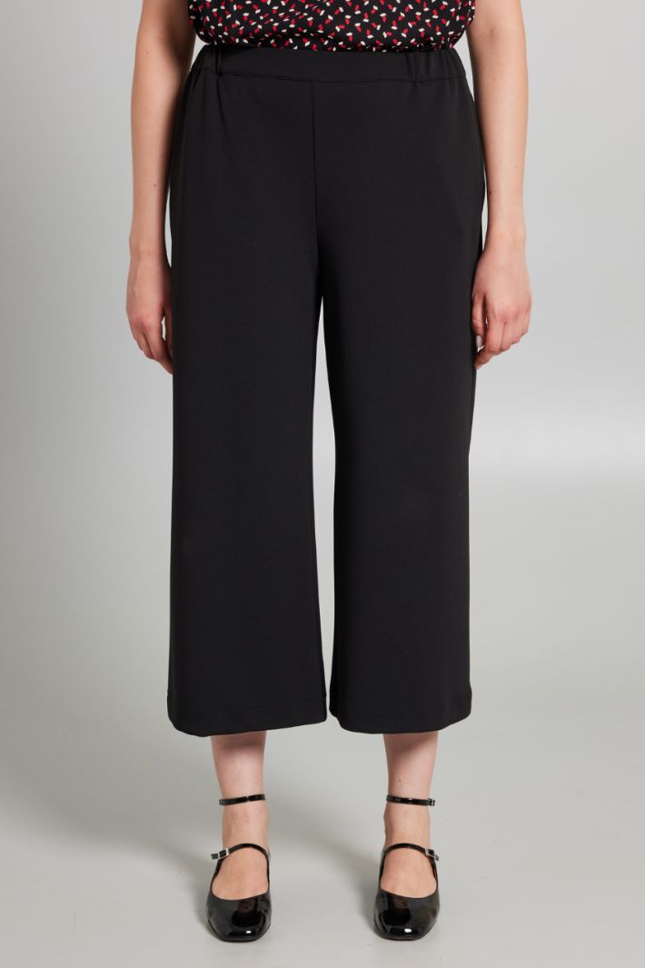 Crepe jersey trousers Intrend - 3