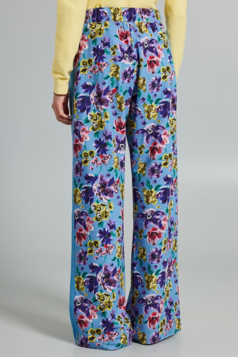 Pantaloni stampati con coulisse