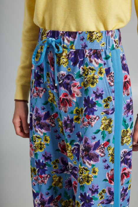 Pantaloni stampati con coulisse