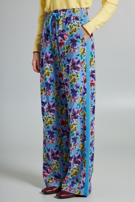 Pantaloni stampati con coulisse
