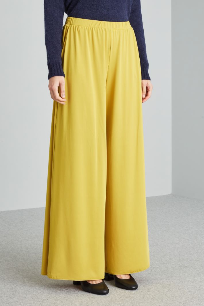 Wide-leg jersey trousers Intrend - 3