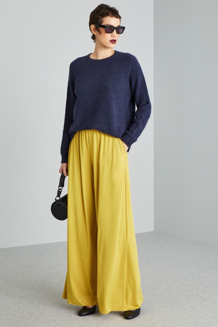 Wide-leg jersey trousers Intrend