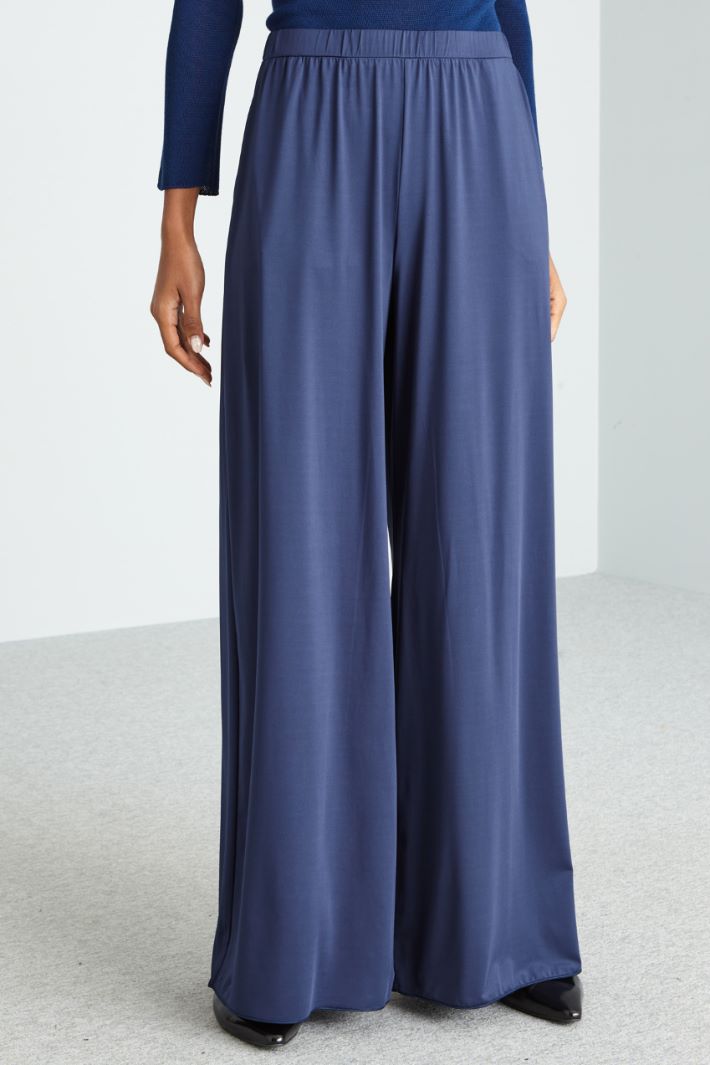 Wide-leg jersey trousers Intrend - 3