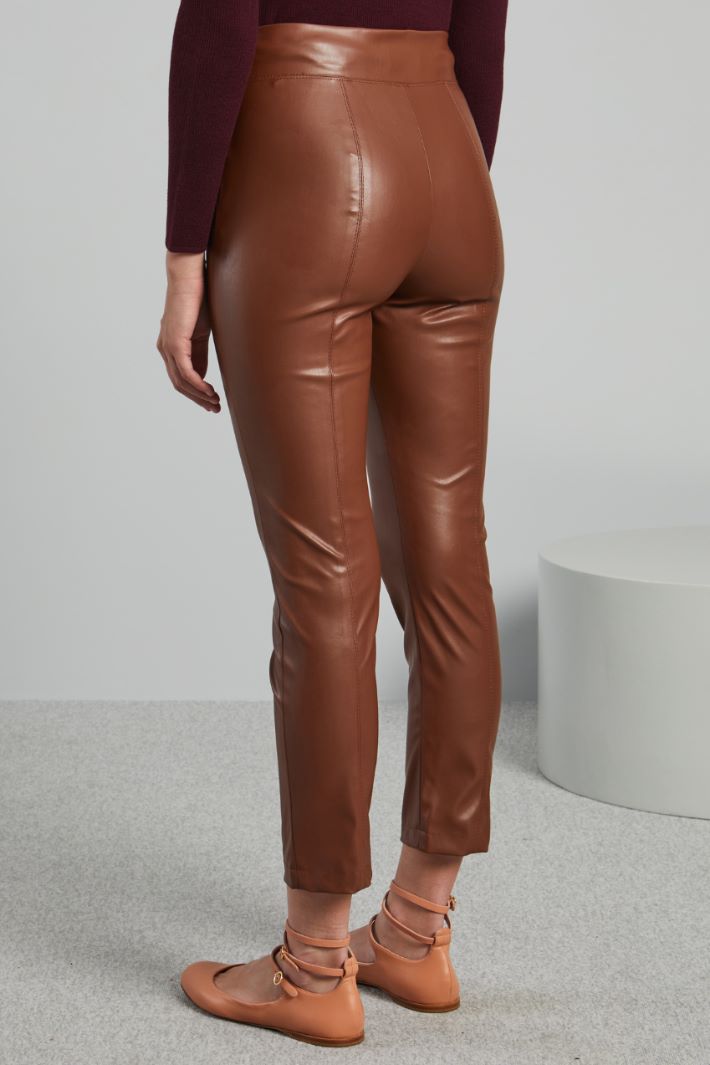 Slim-fit faux leather trousers Intrend - 2