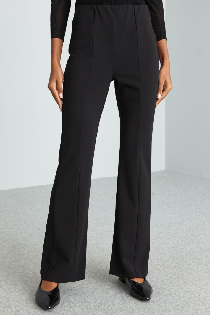 Jersey crepe trousers Intrend - 3