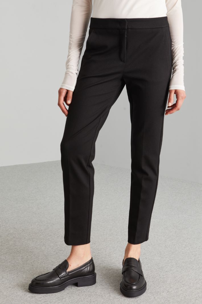 Jersey cigarette trousers Intrend - 3