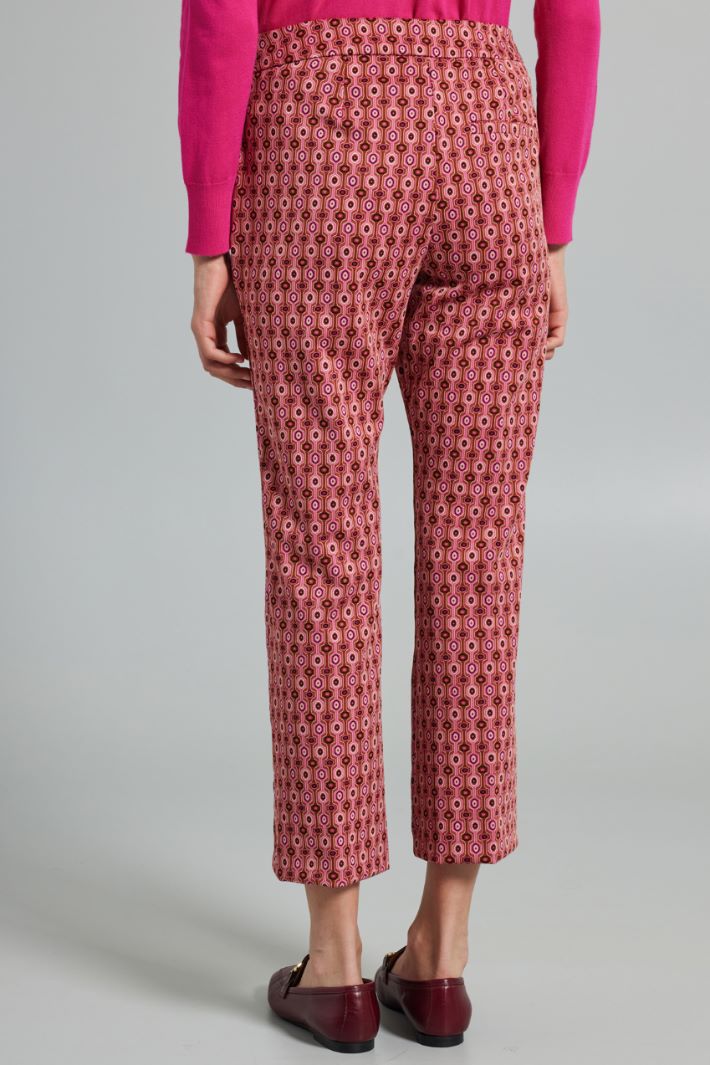 Jacquard jersey trousers Intrend - 2