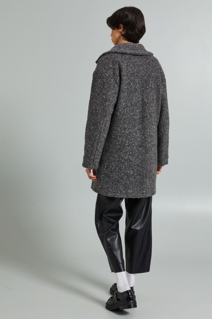 Double-breasted boucle coat Intrend - 2