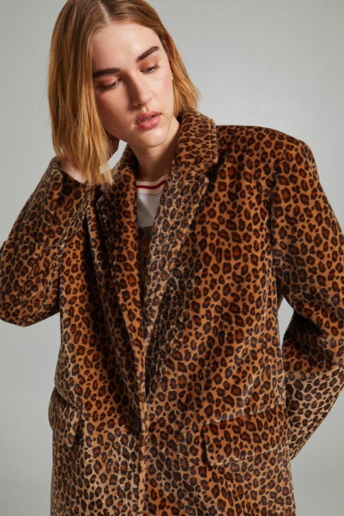 Pony-hair oversized blazer Intrend - 4