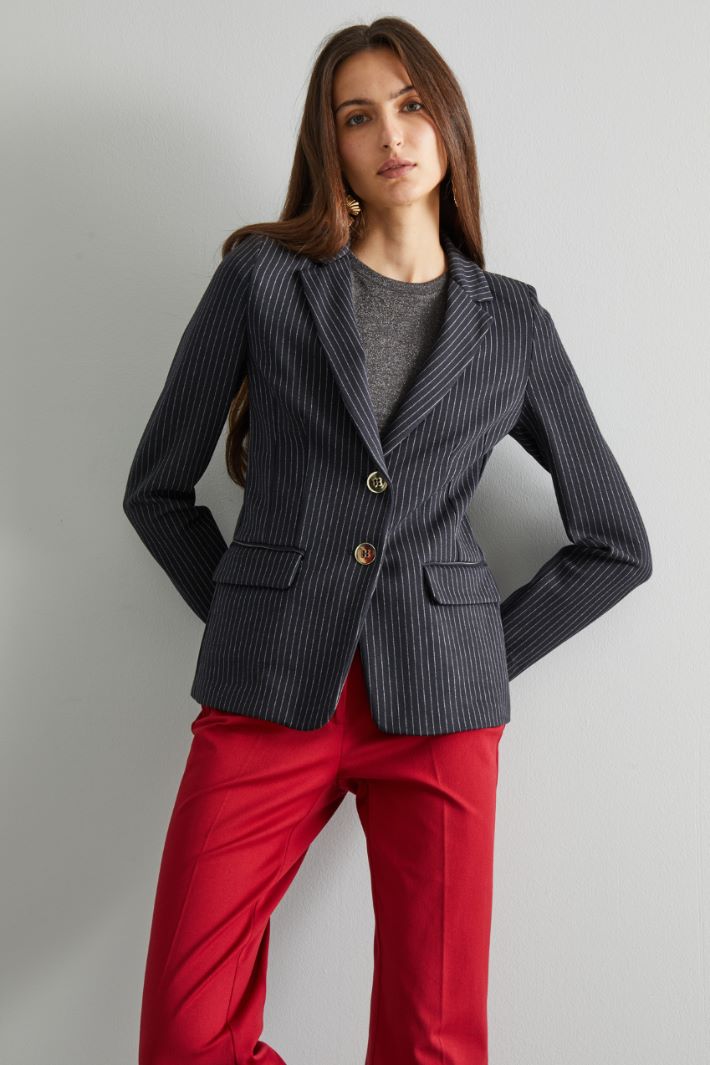 Pinstriped blazer Intrend - 3