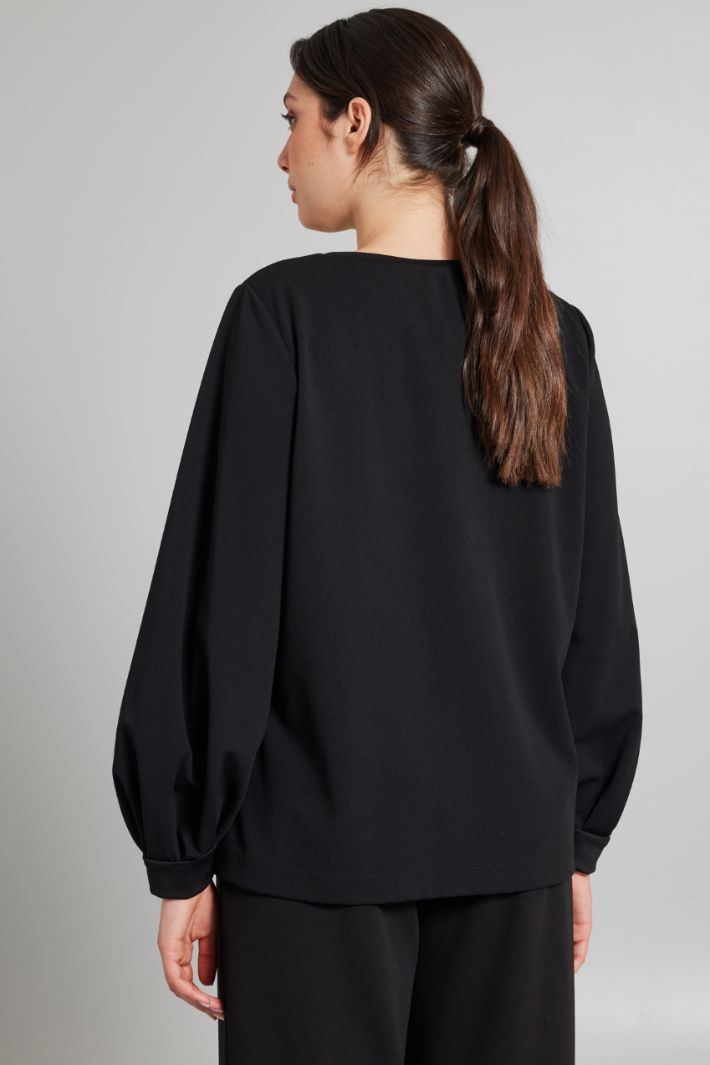 Crepe jersey sweatshirt Intrend - 2