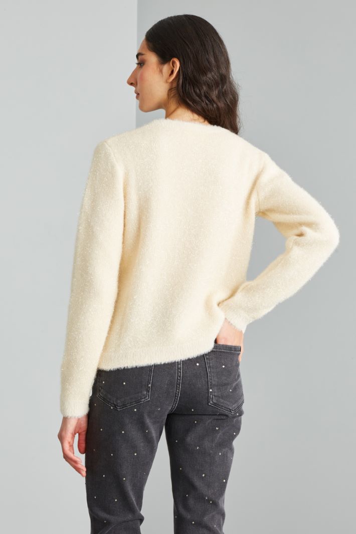 Brushed lurex sweater Intrend - 2