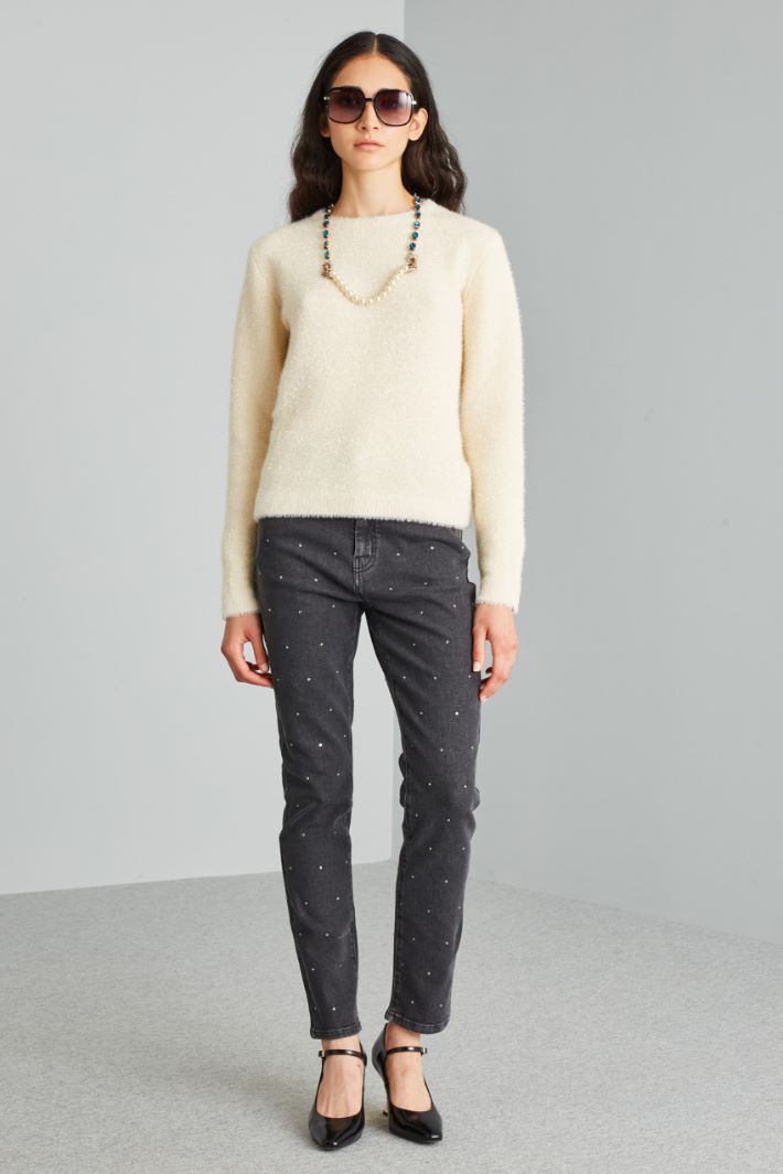 Brushed lurex sweater Intrend