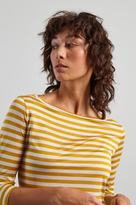 T-shirt in pura seta