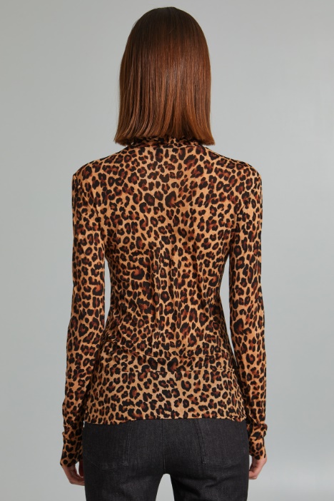 Dolcevita in jersey calza