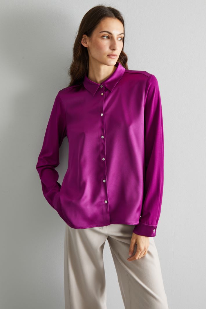 Satin blouse Intrend - 3