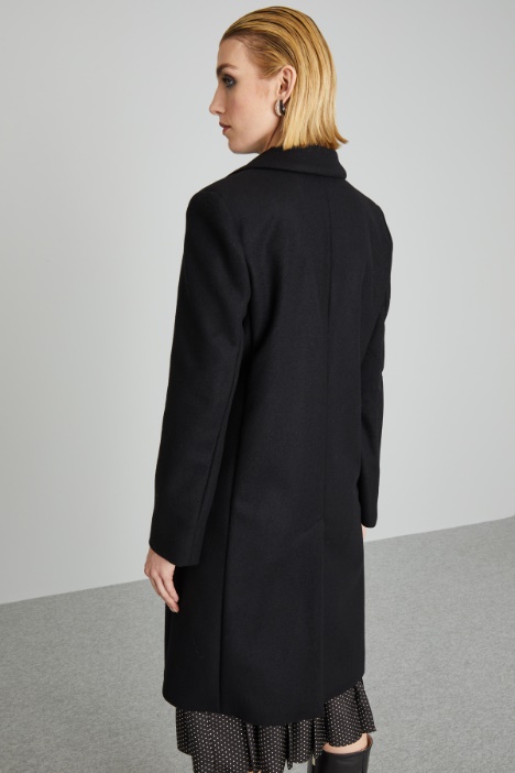 Cappotto in panno di pura lana