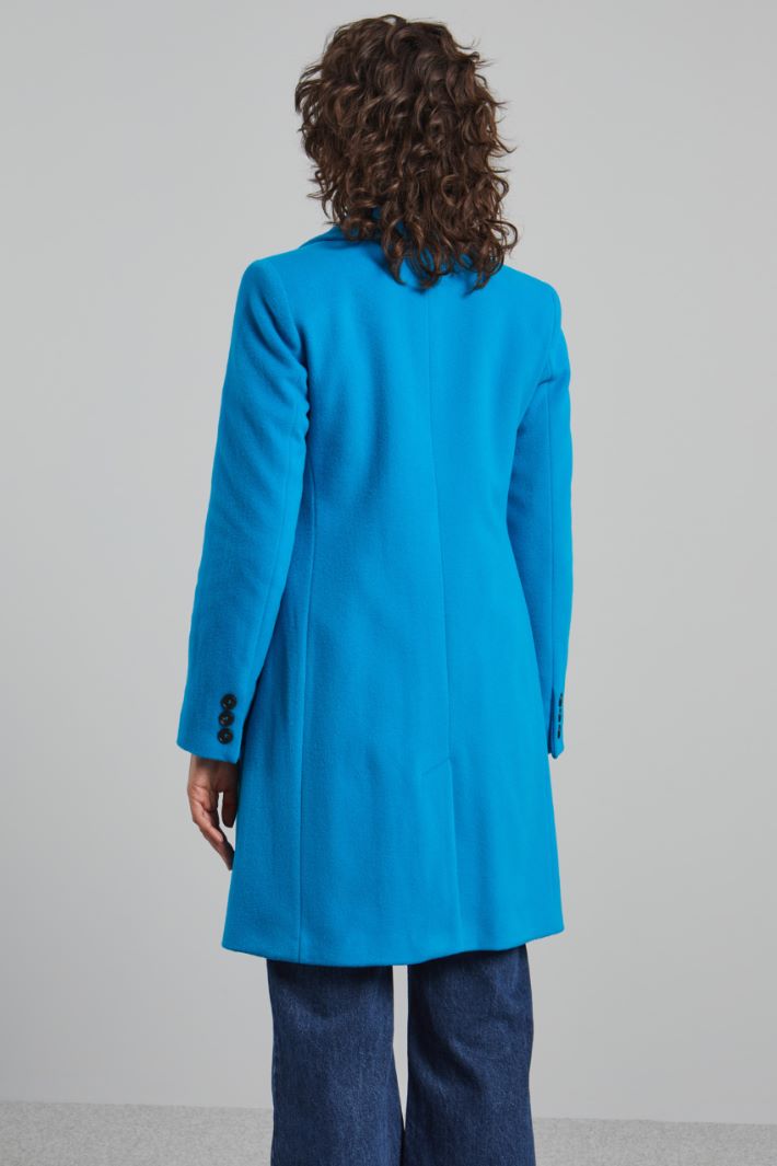 Semi-fitted coat in cloth Intrend - 2