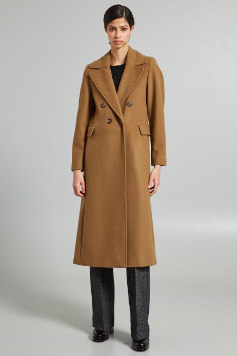 Cappotto doppiopetto lungo