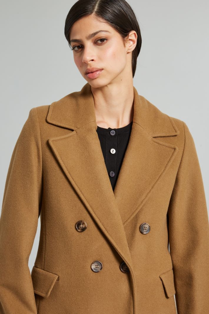 Long double-breasted coat Intrend - 4