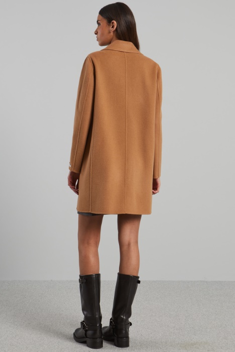 Cappotto monopetto in doppio