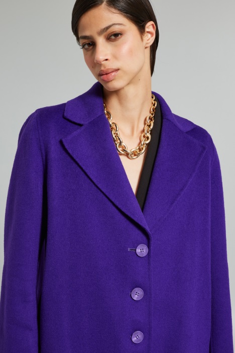 Abrigo de lana doble