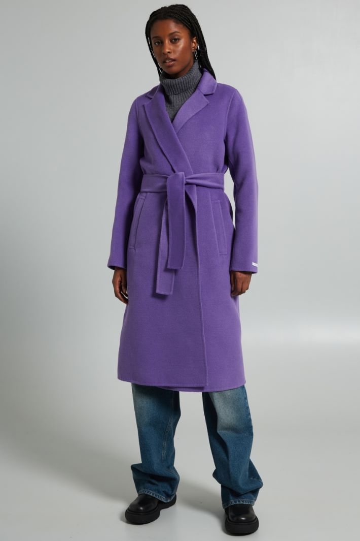 Long belted coat Intrend - 3