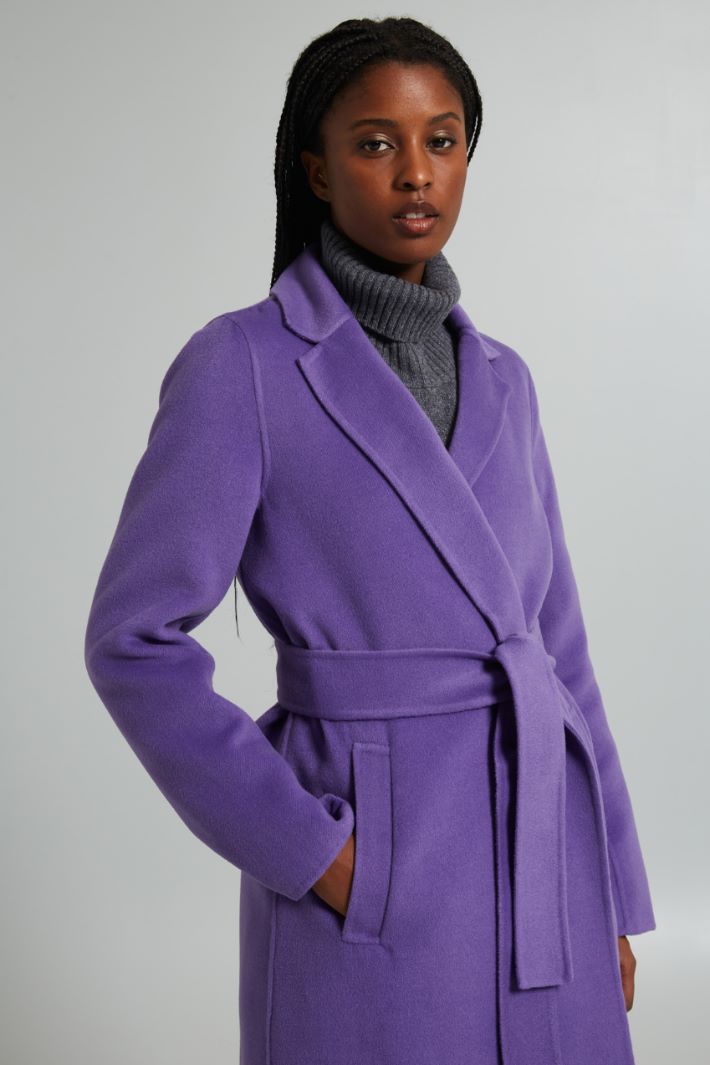 Long belted coat Intrend - 4