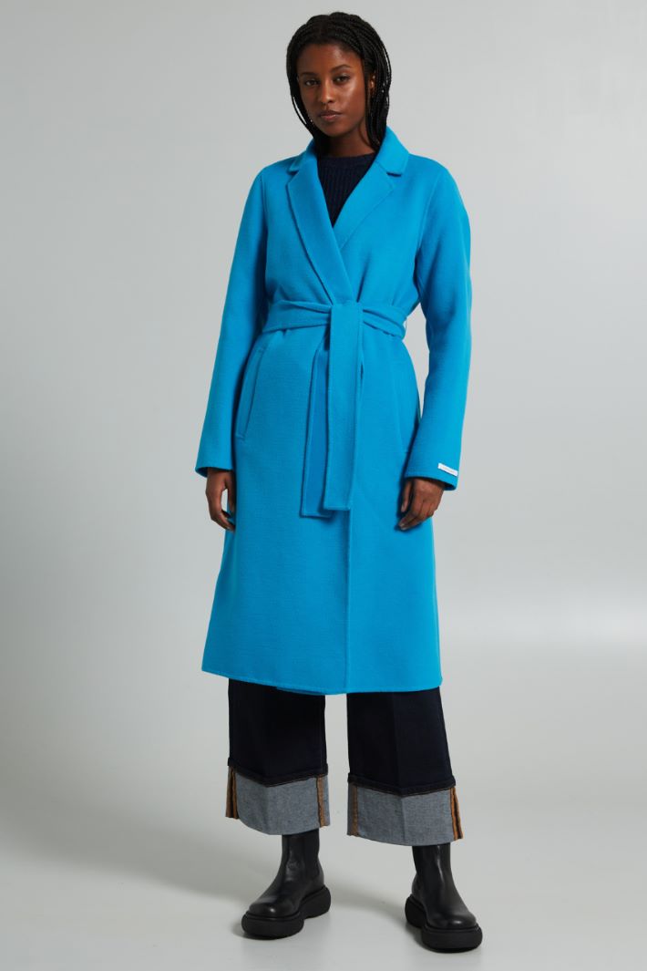 Long belted coat Intrend - 3