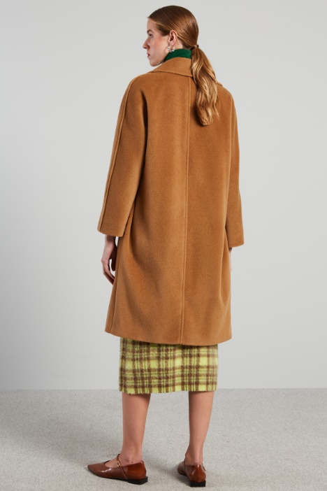 Abrigo recto de beaver