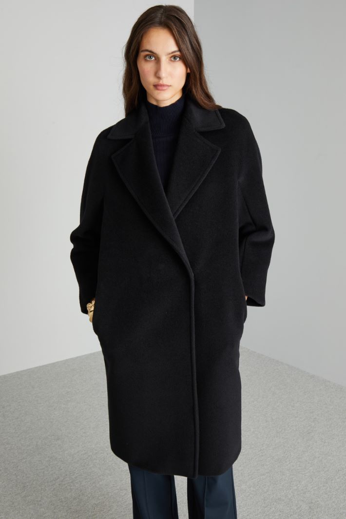 Straight beaver coat Intrend - 3