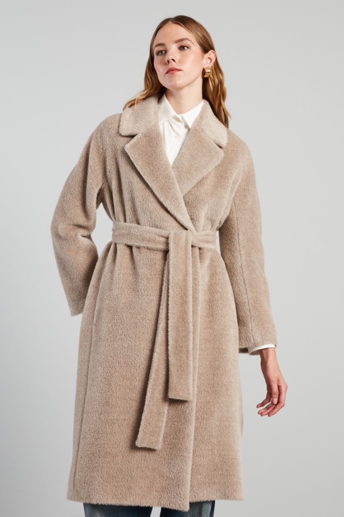 Long beaver coat Intrend - 3