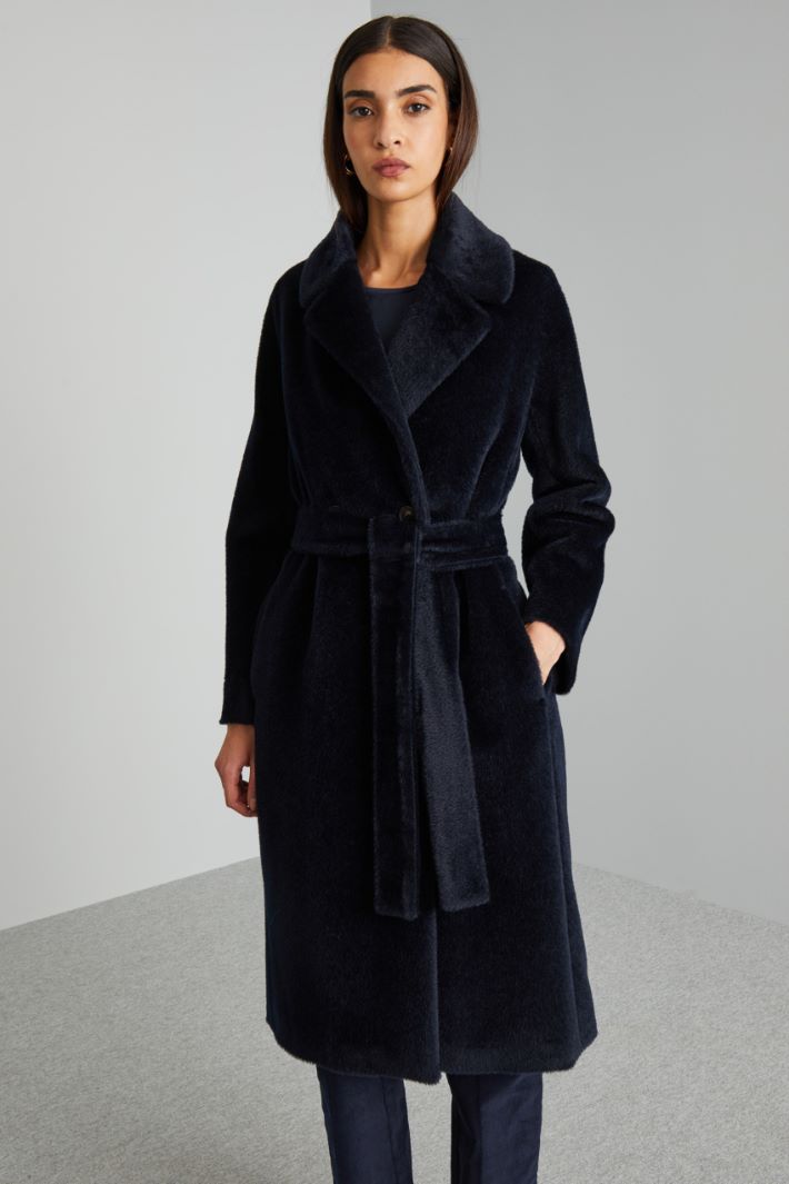 Long beaver coat Intrend - 3