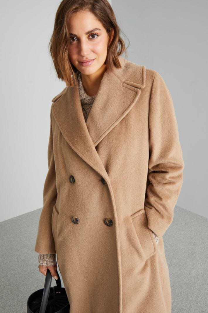 Long beaver coat Intrend - 4