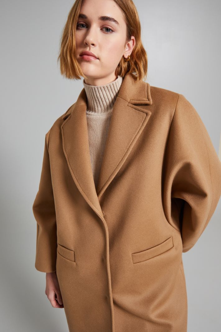 Oversized pure wool coat Intrend - 4