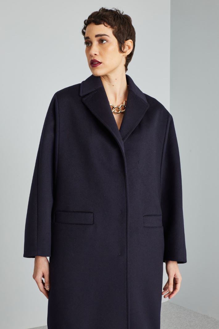 Oversized pure wool coat Intrend - 4