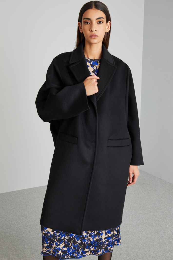 Oversized pure wool coat Intrend - 3