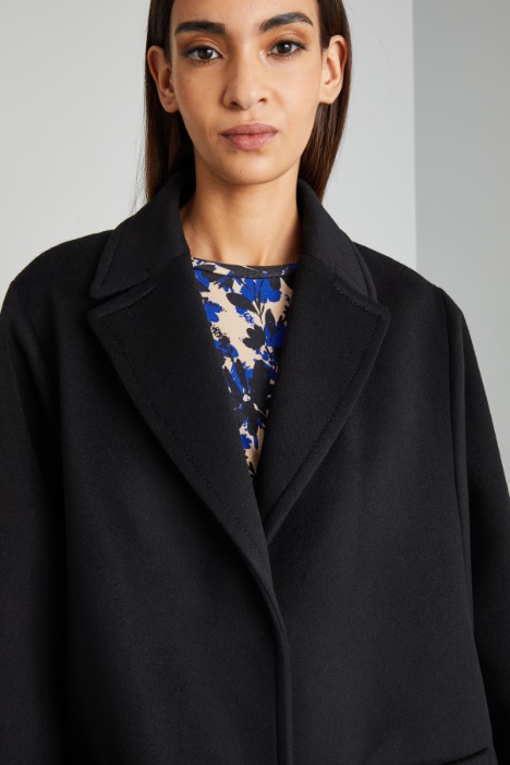 Cappotto over in pura lana