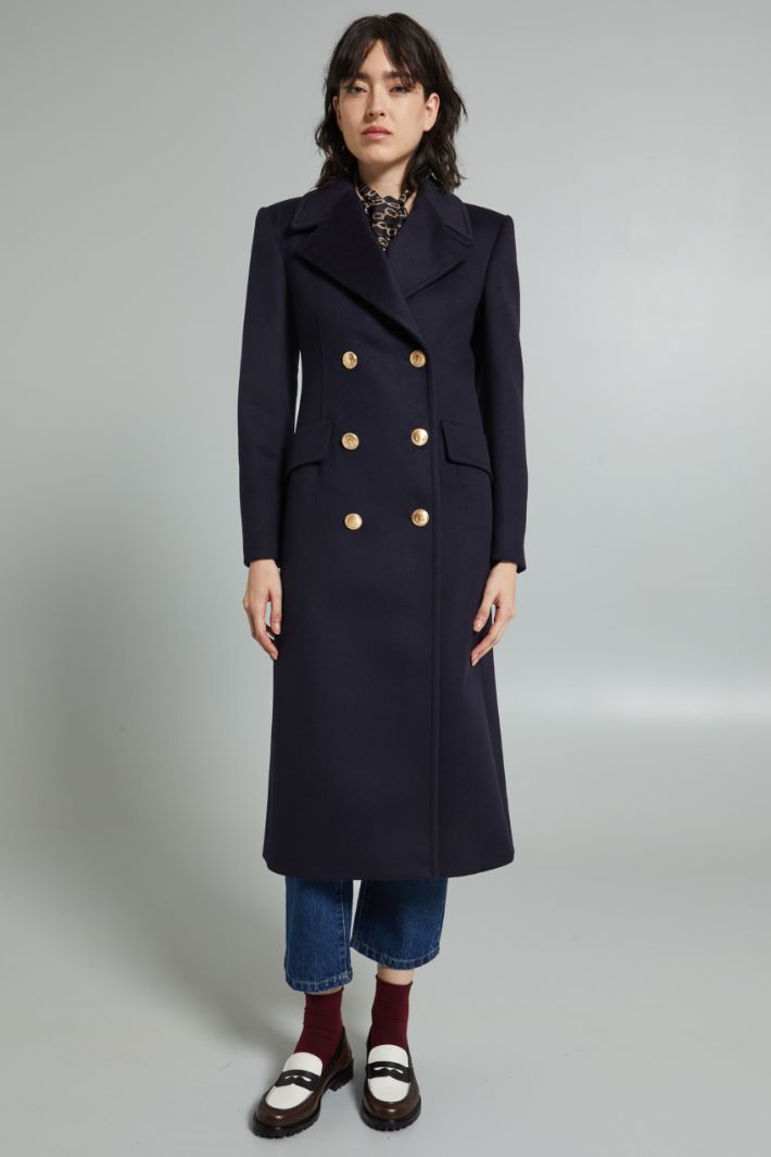 Coat with metal buttons Intrend - 3