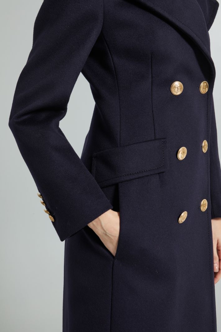 Coat with metal buttons Intrend - 4